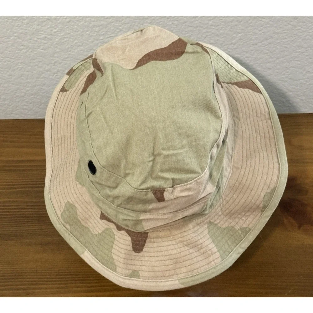 US Military Issue USGI Boonie Hat Hot Weather Desert Camouflage Type II Sz 7 1/4